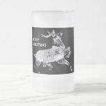 navidad del tirador del seigh de cristal tazas de café