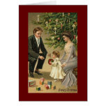 Navidad del Victorian Felicitacion