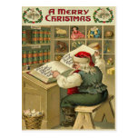 Navidad del vintage postal