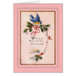 Navidad del vintage tarjeta