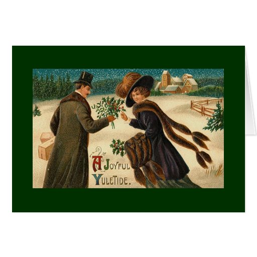 Navidad del vintage tarjetas