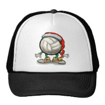 Navidad del voleibol gorras de camionero