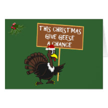 Navidad divertido Turquía Felicitacion