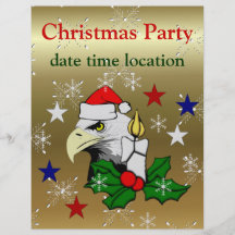 Navidad Eagle Flyer Personalizado