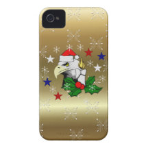 Navidad Eagle iPhone 4 Case-Mate Fundas