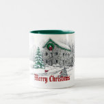 Navidad en el bosque tazas