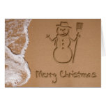 Navidad en el verano - tarjeta de felicitación