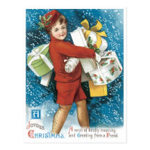 Navidad feliz tarjetas postales