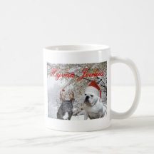 Navidad finlandés 2 del dogo taza de café