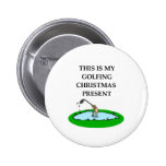 navidad golfing pins