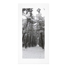 Navidad hivernal tarjetas personales