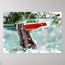 Navidad impresionante del invierno posters