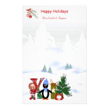Navidad inmóvil del monograma X Papeleria De Diseño