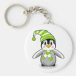 Navidad Keycahin del pingüino del bebé Llaveros Personalizados