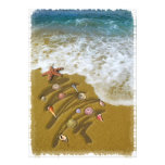 Navidad lavado para arriba en orilla anuncios  
