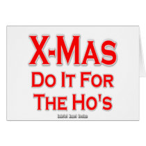 Navidad lo hace para Ho tarjetas