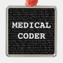 Navidad médico de la terminología del codificador  ornamento para arbol de navidad
