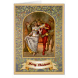 Navidad medieval tarjetón