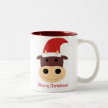 ¡Navidad MOO-y! Regalos de vacaciones y tarjetas Tazas