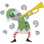 Navidad musical - duende sudaderas bordadas personalizadas