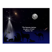 Navidad, natividad, postal