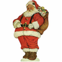 Navidad Papá Noel del ejemplo del vintage cortado  Esculturas Fotográficas