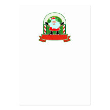 Navidad Papá Noel del padre Plantilla De Tarjeta De Negocio