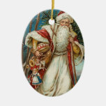 Navidad Papá Noel del vintage Ornamento De Reyes Magos