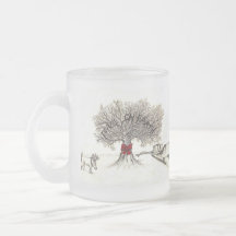 Navidad, paz en la taza de la tierra