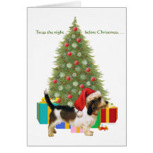 Navidad pequeno de Griffon Vendeen del afloramient Tarjeton