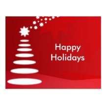 Navidad Postal-Feliz de los días de fiesta