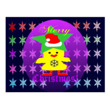 Navidad PostCard♥♪ de la diversión del ♫♥Santa-Pol Tarjetas Postales