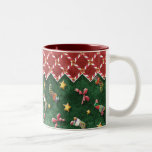 Navidad que almacena la taza de café de la raya de