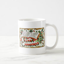 Navidad que saluda con palabras de la biblia taza