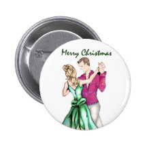Navidad que saluda pin