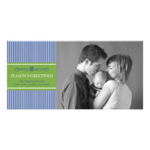 Navidad raya la tarjeta de la foto del navidad (az tarjeta fotográfica