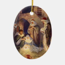 Navidad religioso del vintage, unos de los reyes m ornamentos de reyes