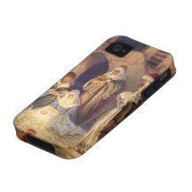 Navidad religioso del vintage, unos de los reyes m iPhone 4/4S fundas