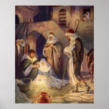 Navidad religioso del vintage, unos de los reyes m impresiones