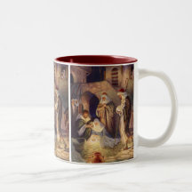 Navidad religioso del vintage, unos de los reyes m tazas de café