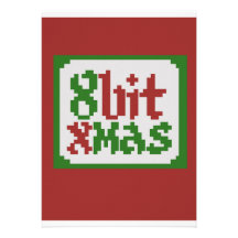 Navidad retro para los videojugadores invitaciones personales 