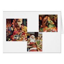 Navidad retro tarjeton