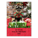 Navidad - Schnauzer - Tom Dooley #2 Tarjeta