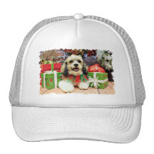 Navidad - Shih Tzu X - Baxter Gorro De Camionero