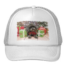 Navidad - Shih Tzu X - Maggie Gorro De Camionero
