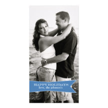 Navidad simple tarjeta fotografica personalizada