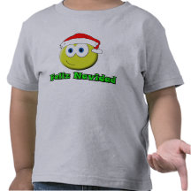 Navidad sonriente camiseta