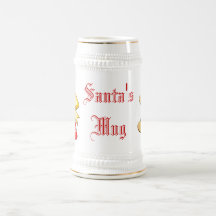 Navidad Stein de la taza de Santa
