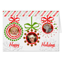 Navidad tarjeta de felicitación de encargo de la f