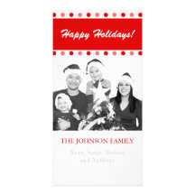 Navidad Tarjeta Fotografica Personalizada
